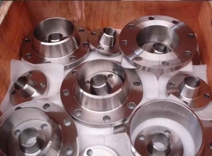 ANSI/DIN/En1092-1 Forged Carbon/Stainless Steel Pn10/16 Welding Neck/Blind/Slip on/Flat Plate/Socket RF/FF Pipe Flange